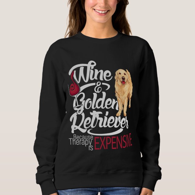 Camiseta Vinho E Retriever De Ouros (Frente)