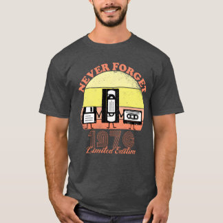 Camiseta Vinho Edição Limitada de Aniversário de 1970 Nunca