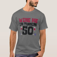 Vinho, estou virando 50 Bebendo 50º aniversário