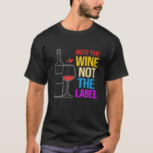 Camiseta Vinho LGBT LGBT Vinho No Vinho Não No Rótulo