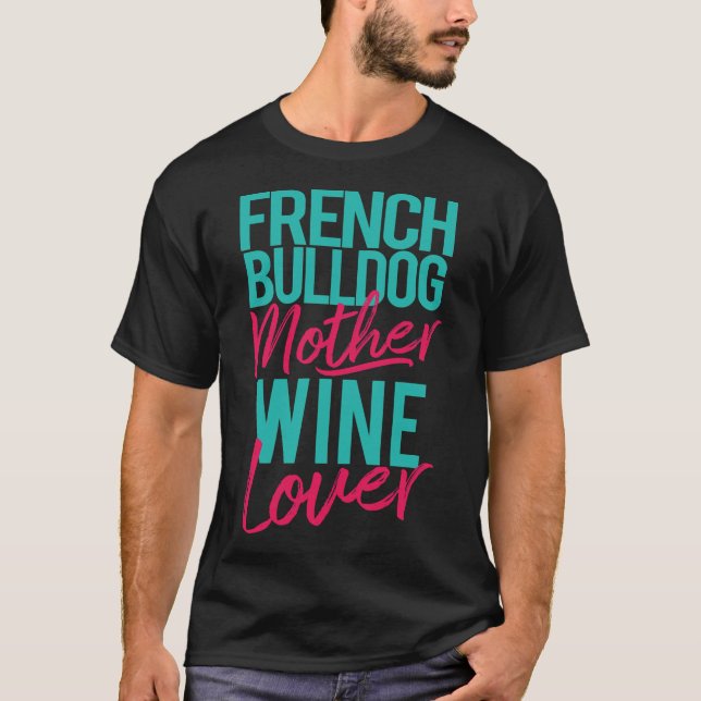 Camiseta Vinho-Mãe-Vinho-Cama Francês (Frente)