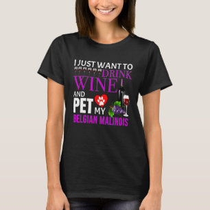 Camiseta Vinho Malinois belga