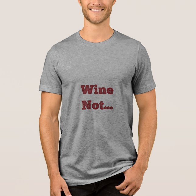 Camiseta Vinho Não (Frente)