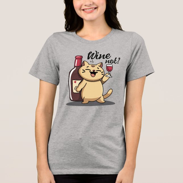 Camiseta Vinho não? –Camiseta (Frente)