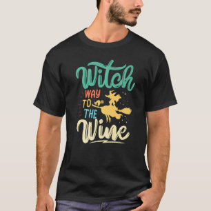 Camiseta Vinho Para As Mulheres A Caminho Do Vinho No Dia D