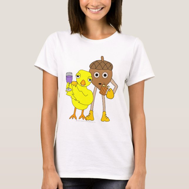 Camiseta Vinho-Pintinho (Frente)