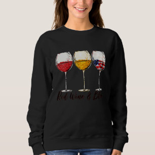 Camiseta Vinho Tinto 4 De Julho E Bandeira Americana Azul E