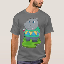 Camiseta Vinho tinto Hippo