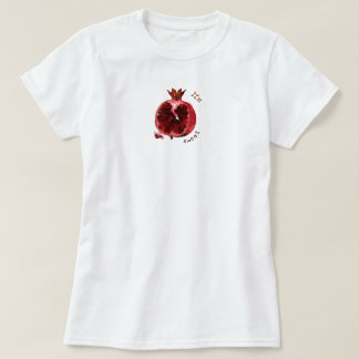 Camiseta Vinho tinto romã estética fresco verão