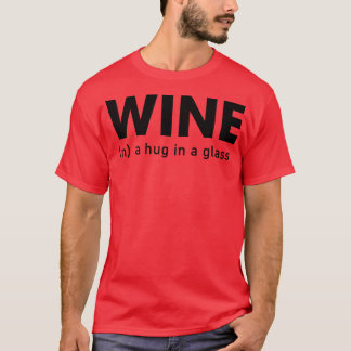 Camiseta Vinho Um abraço num vidro