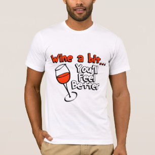 Camiseta Vinho Um Pouco Você Vai Se Sentir Melhor