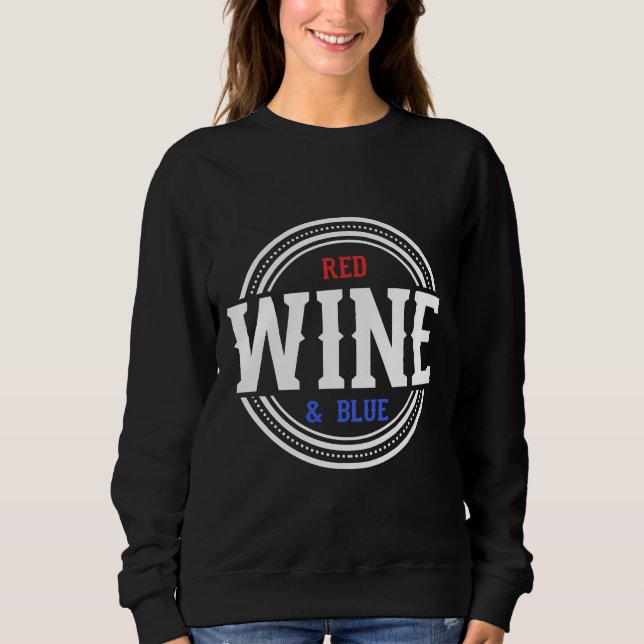 Camiseta Vinho Vermelho E Vinho Azul (Frente)