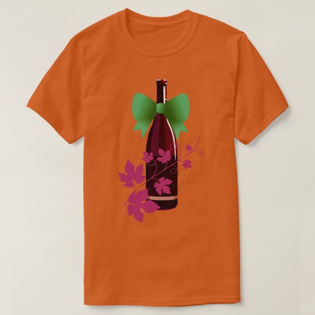 Camiseta Vinho-Vinho (Frente do Design)
