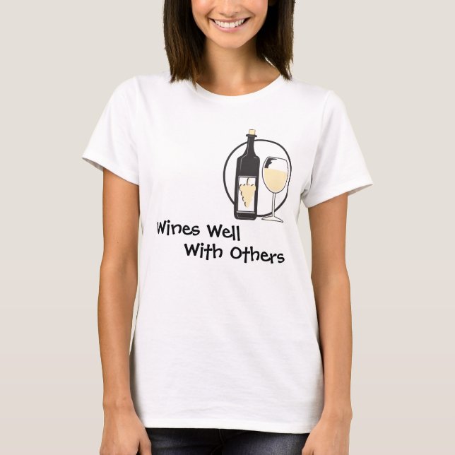 Camiseta Vinhos Bem Com Outros (Frente)