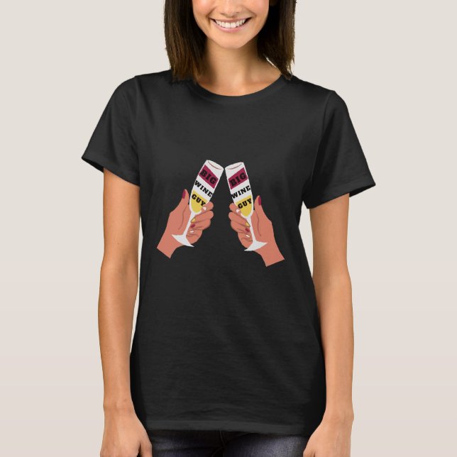 Camiseta Vinhos de Cara de Vinho Grande (Frente)