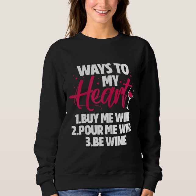 Camiseta Vinhos Para Meu Coração Me Comprar (Frente)