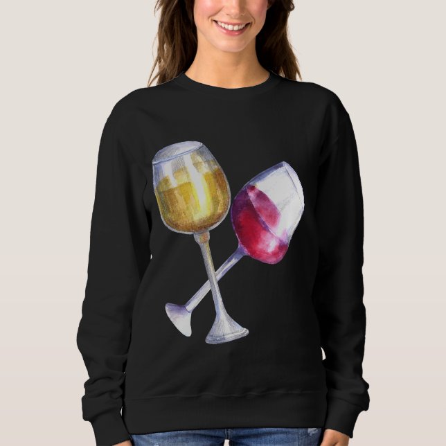 Camiseta Vinhos Vermelhos E Brancos (Frente)