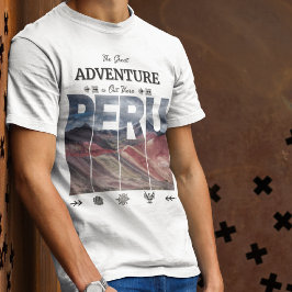 Camiseta Vinicmassa Peru | 7 Cores Montanha, Andes, Inca