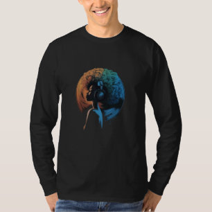 Camiseta Vinil Afro-Americano - Retro dos anos 70 e 80 Funk