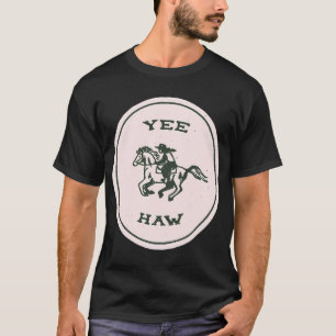 Camiseta Vinil Rosa Yee-Haw