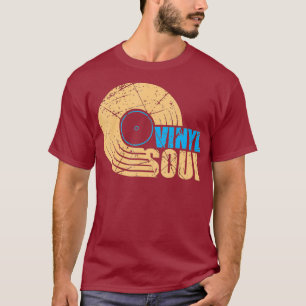 Camiseta Vinil Soul Old School DJ Turntables LP Vinil