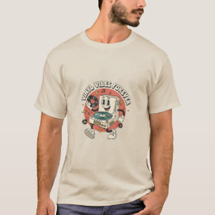 Camiseta Vinil Vibes Para Sempre
