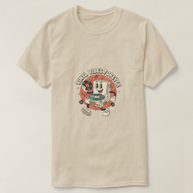 Camiseta Vinil Vibes Para Sempre (Frente do Design)