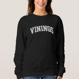 Camiseta Vinings Vintage Retro Sports College Gym Arch Funn