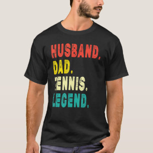Camiseta Vint Tênis Da Legenda Do Pai Do Marido