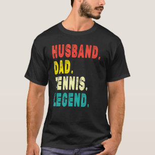 Camiseta Vint Tênis Da Legenda Do Pai Do Marido