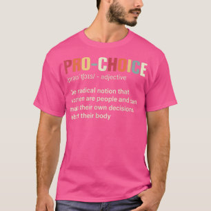 Camiseta Vinta feminista de escolha profissional