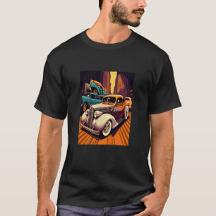 Camiseta Vintag (Estilo de Pop do com estilo Vintag) para a