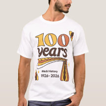 Vintage 100 Anos História Negra 1926-2026 Comemora