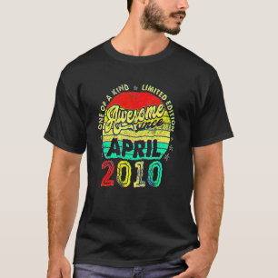 Camiseta Vintage, 12 anos, abril de 2010, 12, Relatório de