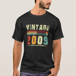 Camiseta Vintage 13 Anos Retro Birthday Incrível Desde