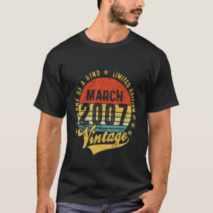 Camiseta Vintage, 15 anos, março de 2007, Decorations 15 B