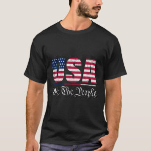 Camiseta Vintage 1776 Nós, Os Pessoas Patrióticos Cons Amer