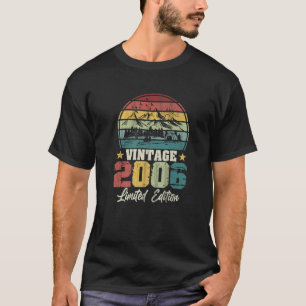 Camiseta Vintage 17 Anos De Idade 2006 Edição Limitada 17º 