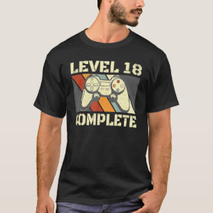 Camiseta Vintage 18º aniversário - Video Gamer Level 18 C