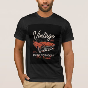 Camiseta Vintage 1890 Classic Car - Retro Automotive