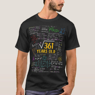 Camiseta Vintage 19º Bday Gift Square Roof 361 Tee 19 Year