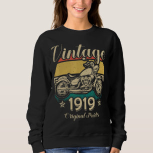 Camiseta Vintage 1919 Original Parts Motorcycle Rider