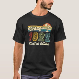 Camiseta Vintage 1922, 100 anos, 100.a Aniversário Limited