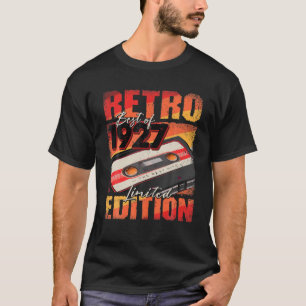 Camiseta Vintage 1927 T Best Of 1927 Cassette Tape 95Th Bir