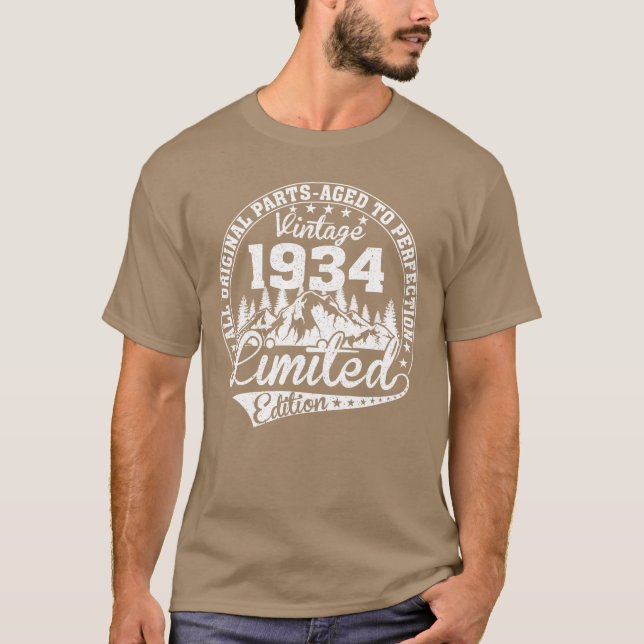Camiseta VINTAGE 1934 vintage (Frente)