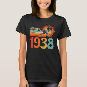 Camiseta Vintage 1938 85th Birthday Boys Girls 85 Year