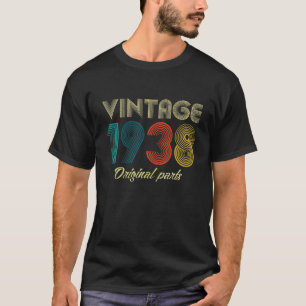 Camiseta Vintage 1938 Retro 82nd Birthday Gifts