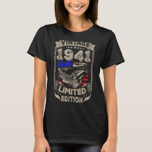 Camiseta Vintage 1941 81ruas De 81 Anos De Idade Para Gran