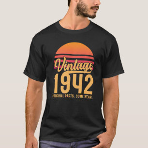 Camiseta Vintage 1942 Partes originais Algumas Vestem 80 Bi