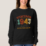 Camiseta Vintage 1943 Original Parts Funny Birthday Gift<br><div class="desc">Design de aniversário Para qualquer um que seja horóscopo diz difícil e entubado,  mas vale totalmente a pena. Excelente maneira de aliviar o humor e fazer amigos e familiares rirem. Corresponde A Um Monte De Roupas.</div>